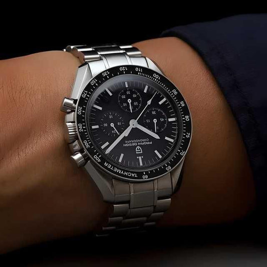 🎁 BD Men Silver Stainless Steel Strap Watch (10% off)