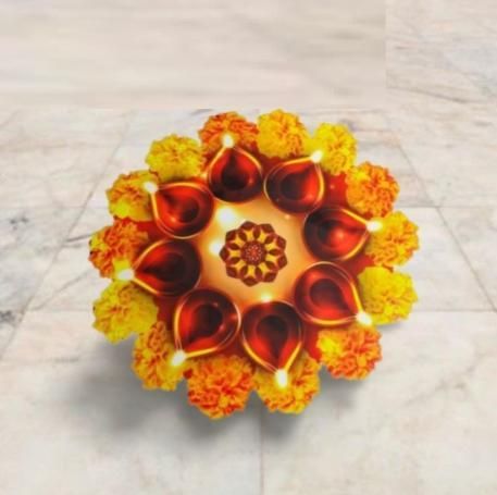 Diwali Rangoli Stickers Genda