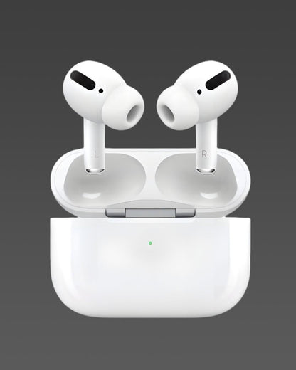 apple [xank] Air-pods Pro with Wireless Charging Case with Sensor Enabled Headset (White, True Wireless)