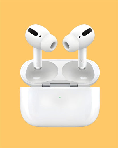 apple [xank] Air-pods Pro with Wireless Charging Case with Sensor Enabled Headset (White, True Wireless)