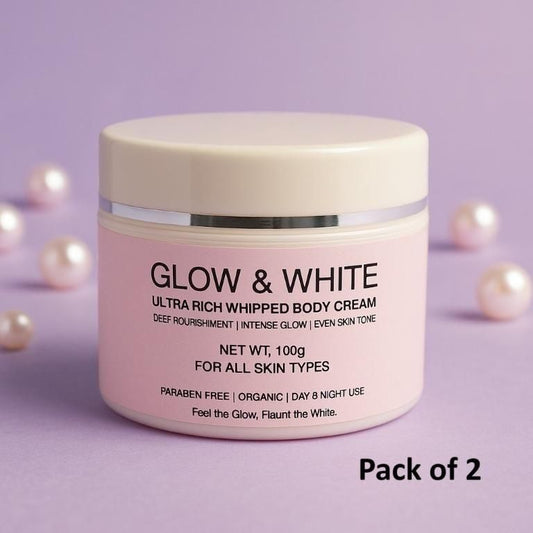 🎁 Glow & White Body Cream 100gm Each (Pack of 2) (10% off)