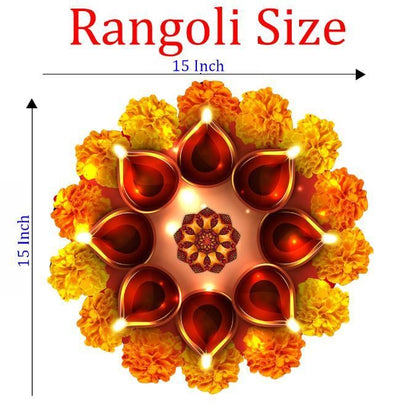 Diwali Rangoli Stickers Genda